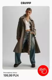 Cropp gazetka tydzień 36 Strona 4: Dwurzędowy trencz Cropp €199,99