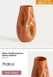 Homla gazetka Strona 11: Wazon Evara gnieciony szklany miodowy 16x27 cm €79,00