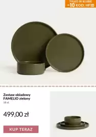 Homla gazetka Strona 12: Zestaw obiadowy Famelio zielony 18 el €499,00