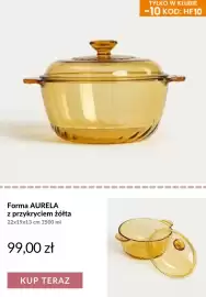 Homla gazetka Strona 2: Forma Aurela z przykryciem żółta 22x19x13 cm €99,00