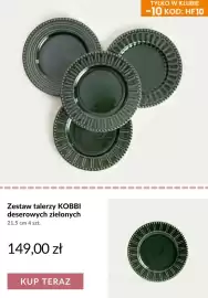 Homla gazetka Strona 3: Zestaw talerzy Kobbi deserowych zielonych 21,5 cm 4 szt €149,00