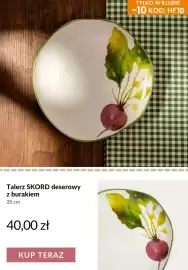Homla gazetka Strona 5: Talerz Skord deserowy z burakiem 20 cm €40,00