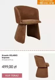Homla gazetka Strona 7: Krzesło Velario brązowe €499,00