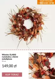 Homla gazetka Strona 9: Wieniec Elaris rustykalny z liśćmi eukaliptusa 55 cm €149,00