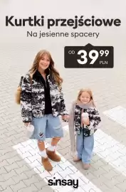 Sinsay gazetka tydzień 36 Strona 1: Kurtki przejściowe Sinsay €39,99