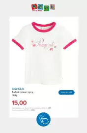 Smyk gazetka Strona 2: T-shirt dziewczęcy biały Cool Club €15,00