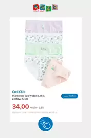 Smyk gazetka Strona 3: Majtki figi dziewczęce zestaw 5-pak Cool Club €34,00