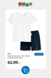 Smyk gazetka Strona 4: Komplet dziecięcy T-shirt Szorty biało-granatowy Nicol €62,99