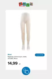 Smyk gazetka Strona 5: Rajstopy dziewczęce białe 20 DEN Nicol €14,99