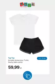Smyk gazetka Strona 7: Komplet dziewczęcy T-shirt szorty biało-czarny Tup €59,99