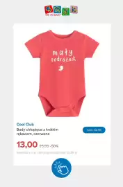 Smyk gazetka Strona 8: Body chłopięce z krótkim rękawem czerwone Cool Club €13,00