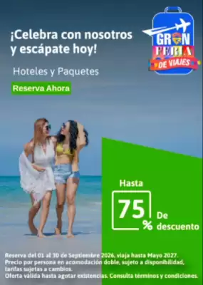 Viajes el Corte Inglés (válido hasta 2-10)