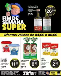 Encarte Comercial Zaffari Página 4: Pão Integral Pullman €8,49, Milho bonare €2,39
