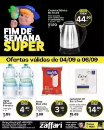 Encarte Comercial Zaffari Página 5: Sabonete em barra dove karité e baunilha ou tradicional €14,99