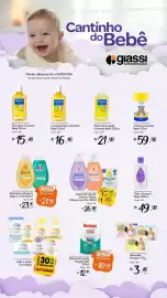 Encarte Giassi Supermercados Página 2: Shampoo johnson's baby ou kids €21,98, Sabonete Líquido Huggies Refil €10,98