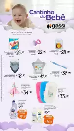 Encarte Giassi Supermercados Página 3: Babador Bandana Atlântica Ninar c/2un €18,90, Toalha c/Capuz Döhler Baby €41,90