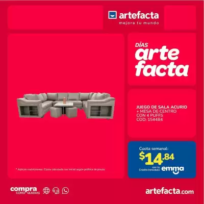 Artefacta (válido hasta 19-09)