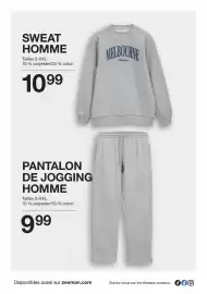 Catalogue Zeeman semaine 36 page 10: Pantalon de jogging homme €9,99, Sweet homme €10,99