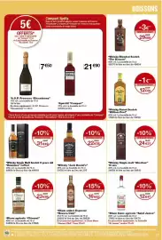 Catalogue Monop' page 17: Riccadonna - a.o.p. prosecco riccadonna €7,50, Aberlour - whisky single malt €24,21