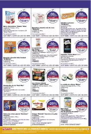 Catalogue Monop' page 3: St michel - brownies chocolat ultra fondant €1,13, Raffaello - bouchées amande noix de coco €4,31