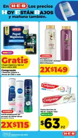 Folleto HEB Página 11: Gillette Rastrillo, Bioexpert shampoo o acondicionador variedad €149,00