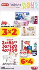 Folleto HEB Página 12: Heb baby toallitas húmedas variedad €84,90