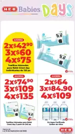 Folleto HEB Página 13: Great day Toallitas Húmedas para Bebé €4.290,00, Gerber Agua Purificada €109,00