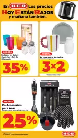 Folleto HEB Página 15: H E B Experts Accesorios para Asar, Set de Cubiertos y Set de Cristalería