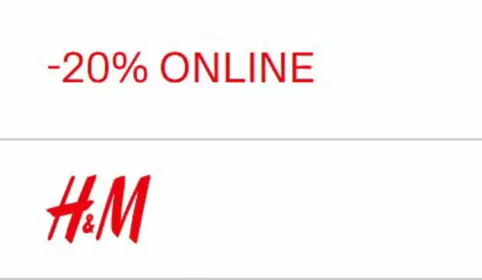 H&M (válido até 20-09)