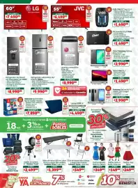 Folleto Soriana Híper semana 36 Página 7: LG 60UA7500PSA €7.490,00, Midea refrigerador automático 15p³ inverter €9.990,00
