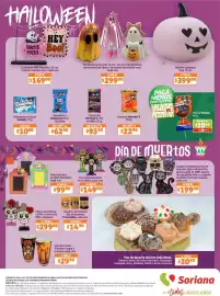 Folleto Soriana Híper semana 36 Página 8: Inflable calabaza rosa €399,00, Hershey's chocolate mini surtido €93,50