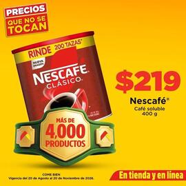 Folleto Bodega Aurrerá Página 6: Nescafé - café soluble €219,00