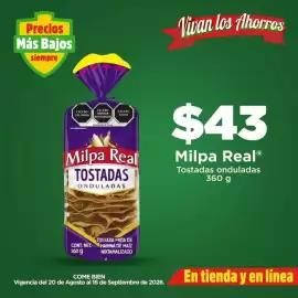 Folleto Bodega Aurrerá Página 5: Milpa real - tostadas onduladas €43,00