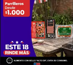 Catálogo Super Bodega a Cuenta Página 2: Pf - parrilleros €1.000,00