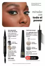 Catálogo Avon Página 14: Avon - delineador dual de cejas power stay líquido para cejas €16.400,00