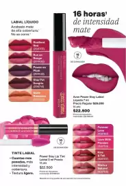 Catálogo Avon Página 19: Avon - power stay labial líquido €22.500,00