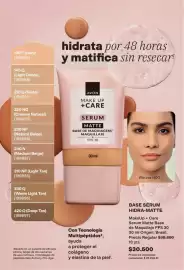 Catálogo Avon Página 35: Origen - base sérum hidra-matte €30.500,00