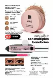 Catálogo Avon Página 37: Avon - make up + care máscara de volumen para pestañas €31.500,00