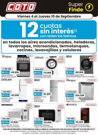 Catálogo Coto semana 36 Página 1: Drean - lavarropas carga frontal lfdr0814sb0 €79.999,00