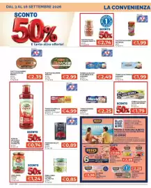 Volantino Maxisconto Pagina 10: Tonno Palmera in olio di oliva €4,99, Filetti di acciughe Su.Per.Ga. €1,99