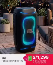 Catálogo Falabella Página 8: Jbl parlante partybox 130 €1.299,00