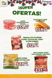 Folleto Guajardo Página 16: Rancho San Luis Papa Cong. Rancho San Luis €27,99, Yolys fresas congeladas con azucar €12,99