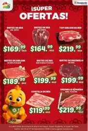 Folleto Guajardo Página 17: Bistec de res sin hueso p/asar €199,99, Bistec de res del cero €164,99