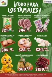 Folleto Guajardo Página 24: Pechuga de pollo sin hueso mitades €84,99, Pierna y muslo de pollo natural €28,99