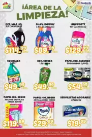Folleto Guajardo Página 9: Regio papel hig. regio 4pz almond 180hd €29,99, Kleenex Papel Hig. 500HD Mega €54,99