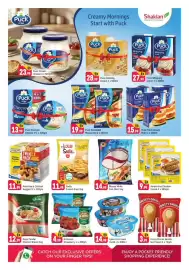 Shaklan leaflet Page 7: Puck بوك Cream كريم Cream Cheese الدمن بوك D Puck Cream 23.99 Cheese 2 x 500gm Creamy Mornings Start