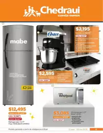 Folleto Chedraui Página 5: Mabe refrigerador 14 p3 €12.495,00