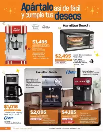 Folleto Chedraui Página 6: Hamilton Beach Horno de convección €2.495,00, Home Line Retro Palomitero €1.495,00