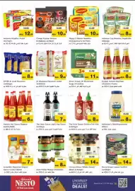 Nesto catalogue Page 10: BO minute NOODLES 5 PACKS Maggi 25 مقلية Frict 10% 19.99 AED 12.99 Indomie Noodles Asstd 10x70gm