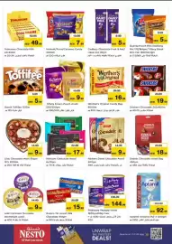 Nesto catalogue Page 3: TOBLERONE TOBLERONE TOBLERORE TOBLERONE TOBI ERONE TOB 62.99 AED 49.99 Toblerone Chocolate Milk
